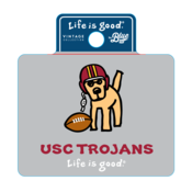 USC Trojans Life Is Good Jake Football Dog Sticker
